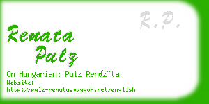 renata pulz business card